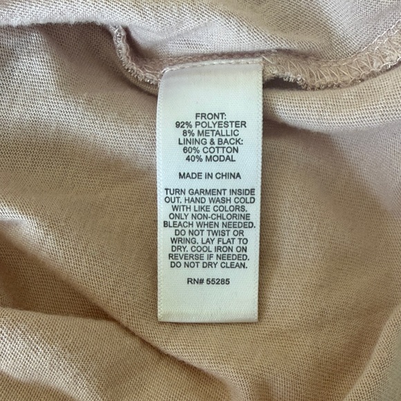 Express Women's Beige Embroidered Tank Top - Picture 6 of 6